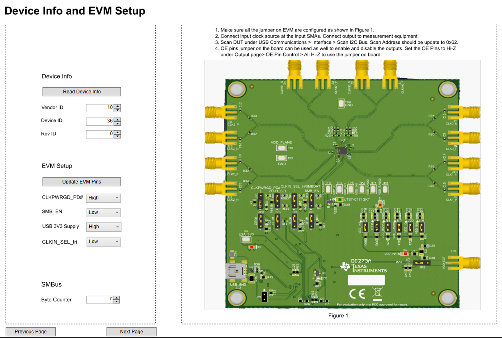 LMKDB1204EVM 器件信息