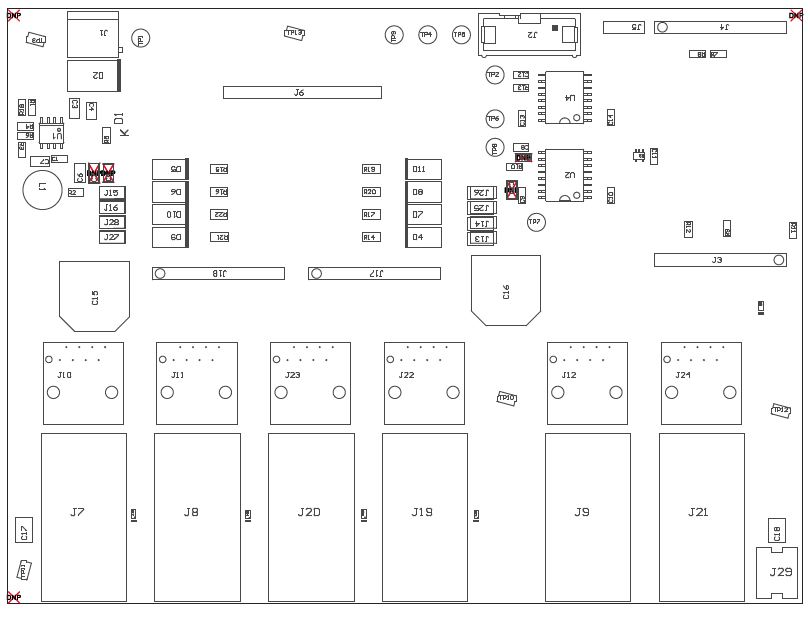 TPS23881B1EVM BOOST-PSEMTHR-007（主板）顶部组装