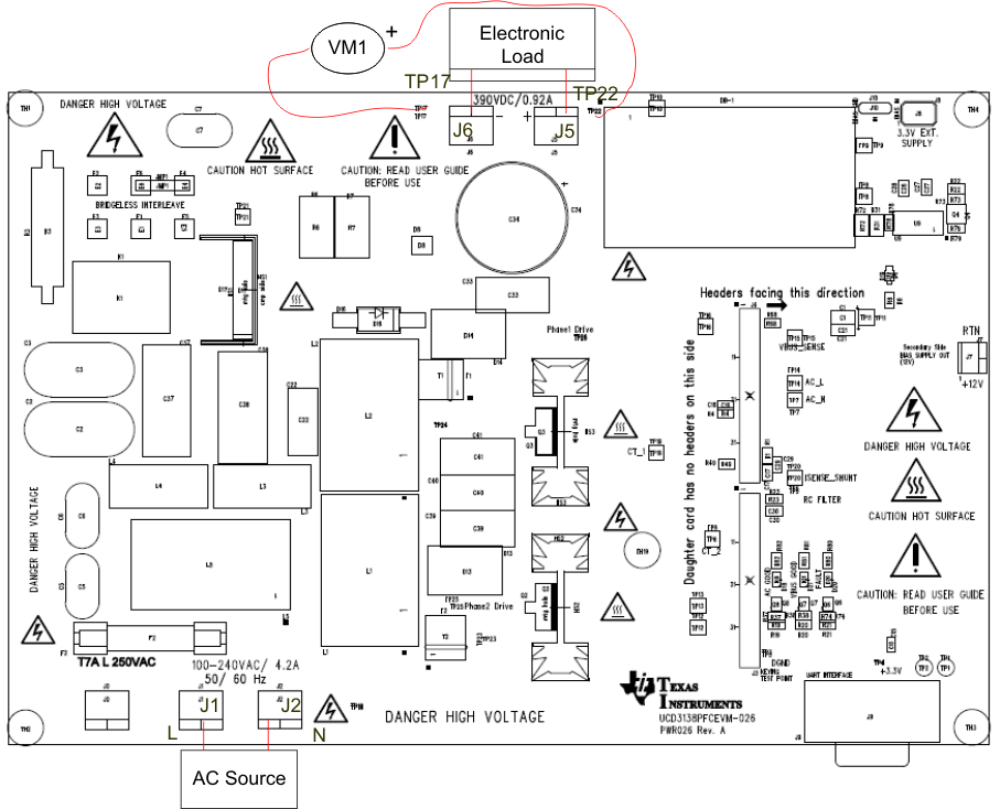  UCD3138PFCEVM-026 建议测试设置