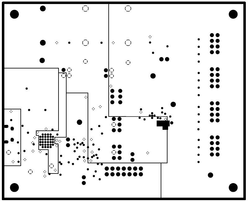 DAC80516EVM DAC80516EVM PCB 电源平面布局