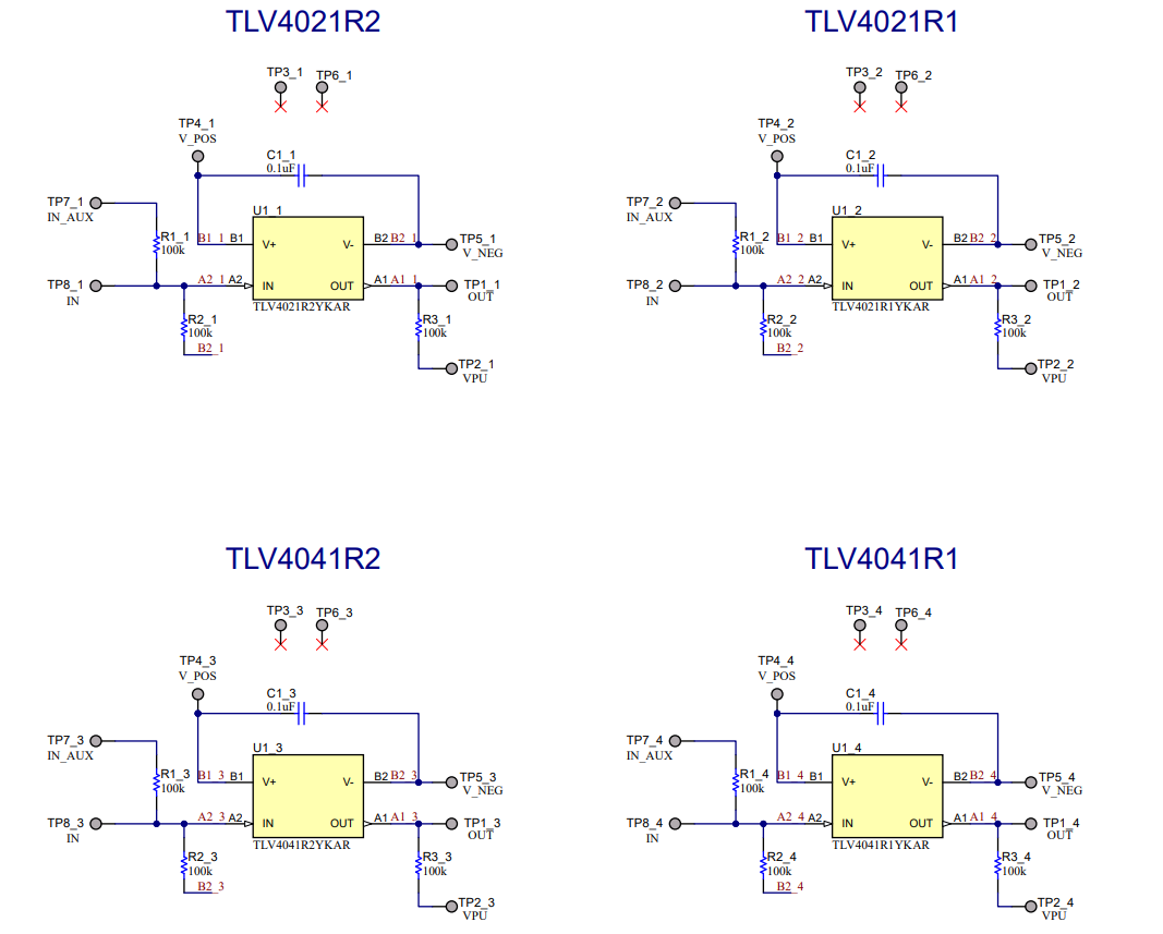 TLV4021-41EVM TLV40x1EVM Altium 原理图