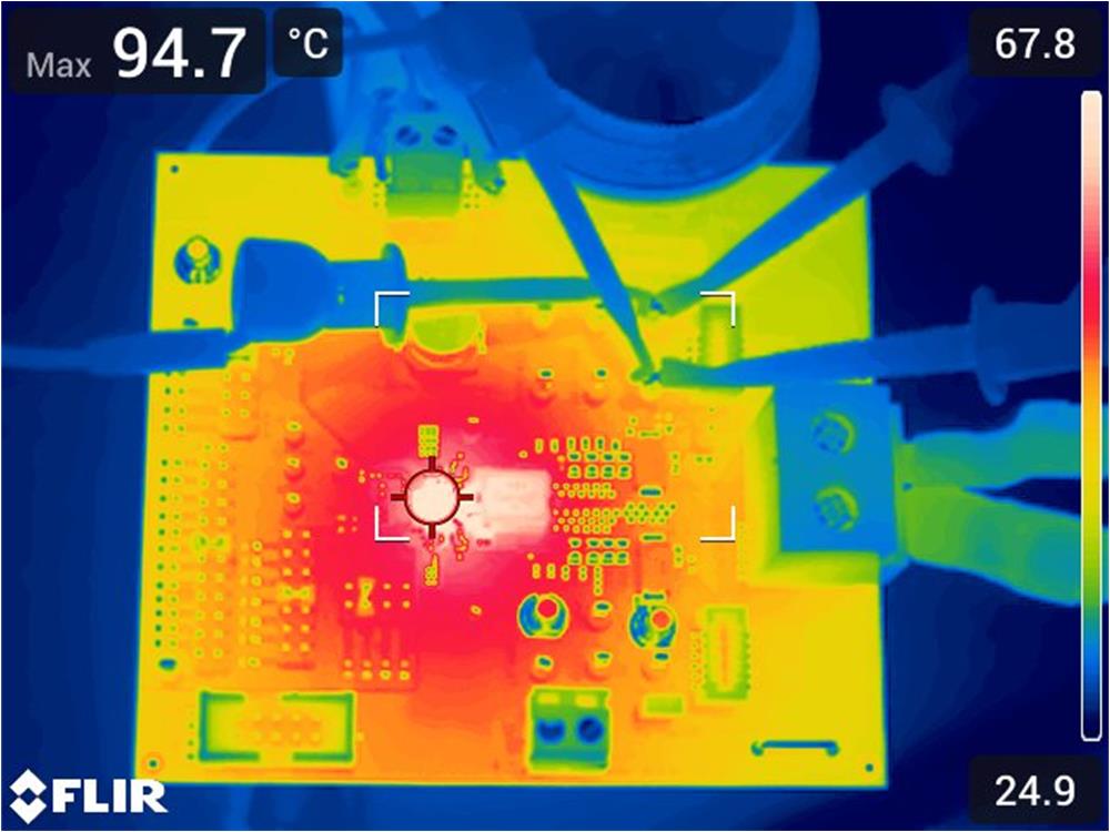 TPS546C25EVM-1PH 热像图