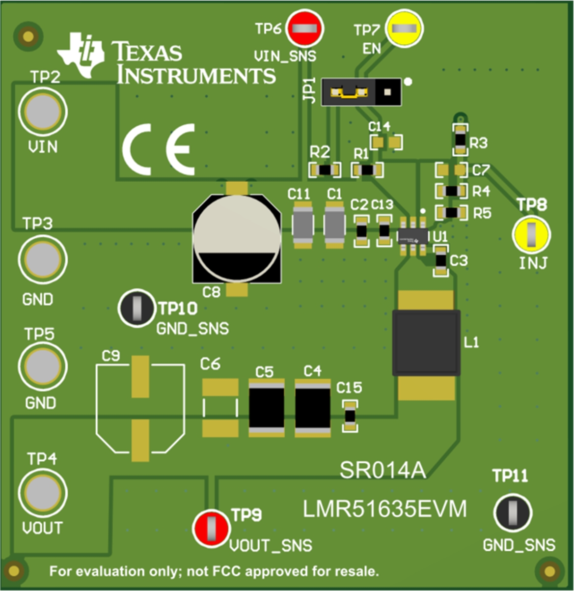 LMR51635EVM LMR51635EVM 顶视图