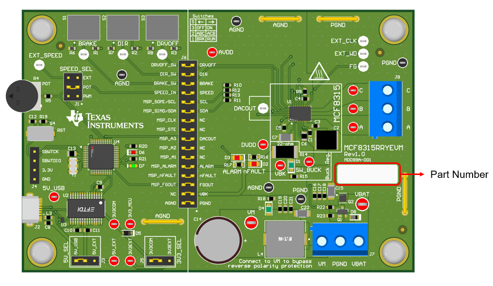 MCF8315RRYEVM MCF8315RRYEVM 器件型号