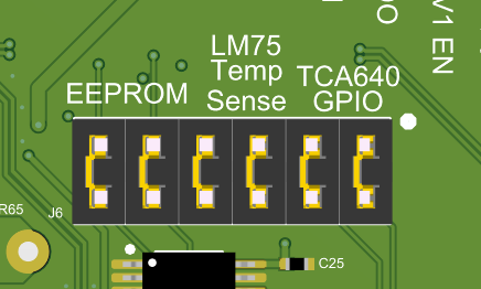 TPS25772Q1EVM-CD-150 J6 I2C 连接接头模块