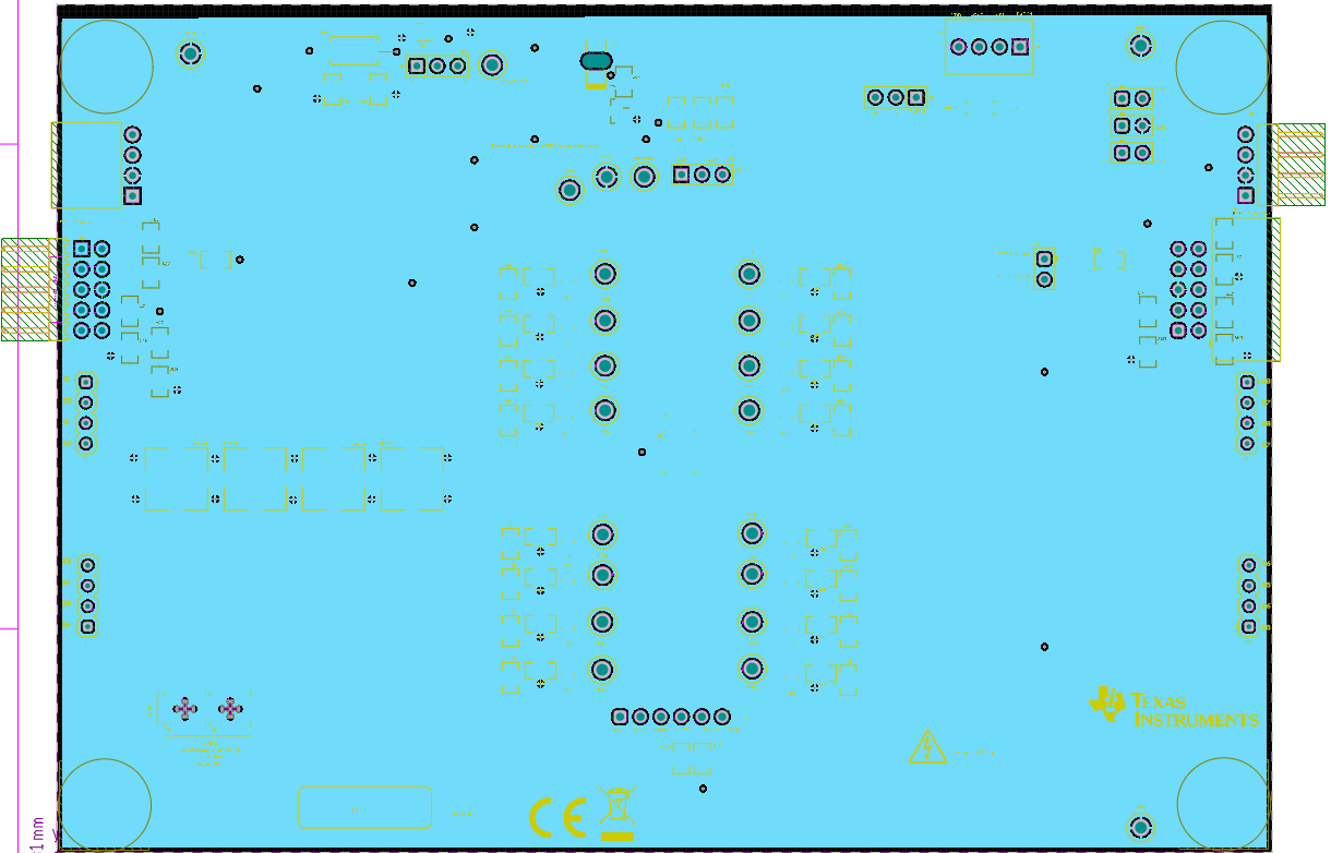 TMUXS7614DEVM TMUXS7614DEVM 接地层布局