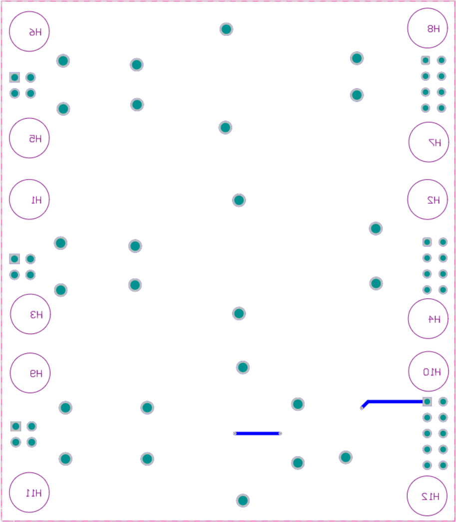 ISOM-EVM ISOM-EVM PCB 布局 - 底层