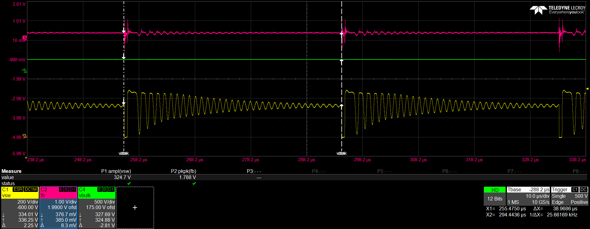 UCG28826EVM-093 230Vac/1.2W（25kHz 频率 -折返/Vfb - 0.35V）