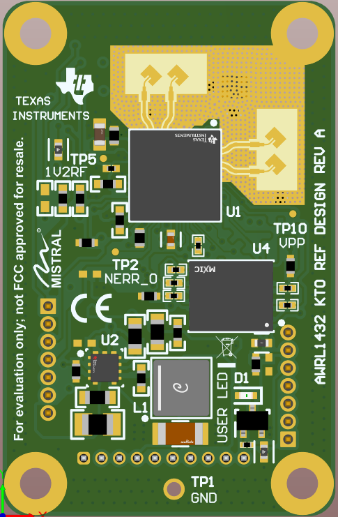 TIDEP-01036 PCB 顶视图