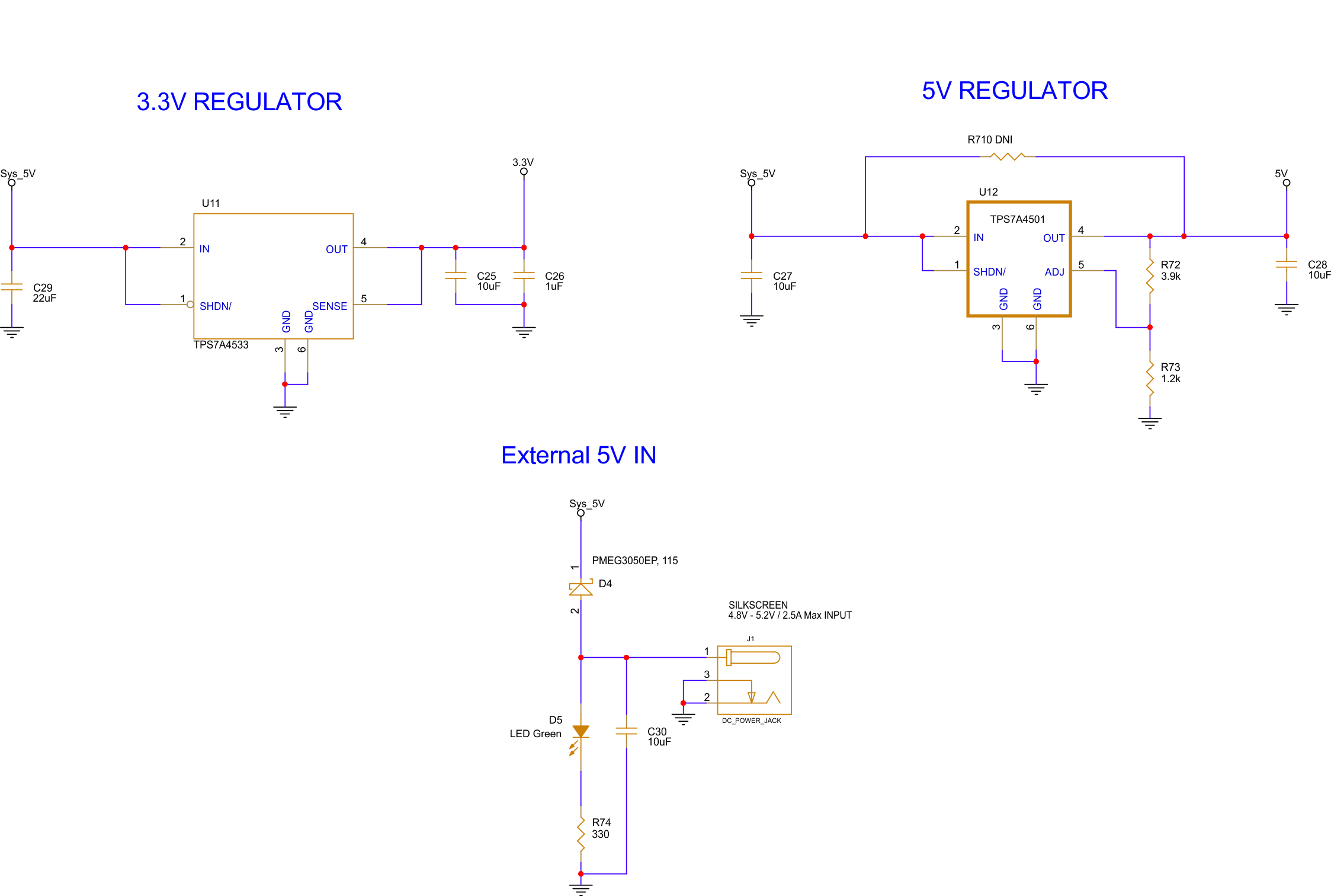 TUSB5461Q1-EVM TUSB5461-Q1 EVM 原理图（第 4 页）