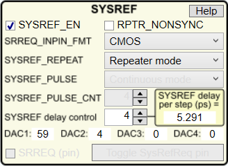 LMX2624SPEVM 同步模式配置